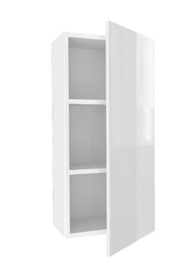 Кухонный высокий шкаф 450, Шервуд, ЛД 281.430.000.165, белый/белый глянец в Челябинске - изображение 1