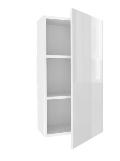 Кухонный шкаф высокий 500, Шервуд, ЛД 281.440.000.166, белый/белый глянец в Челябинске - изображение 1
