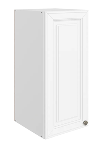 Кухонный шкаф Мишель L300 H720 (1 дв. гл.) эмаль (белый/белый) в Миассе