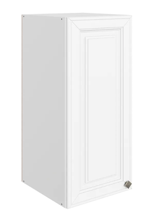 Кухонный шкаф Мишель L300 H720 (1 дв. гл.) эмаль (белый/белый) в Челябинске - изображение