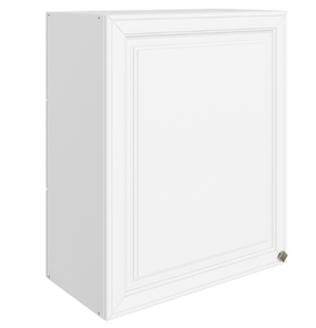Кухонный шкаф Мишель L600 H720 (1 дв. гл.) эмаль (белый/белый) в Миассе