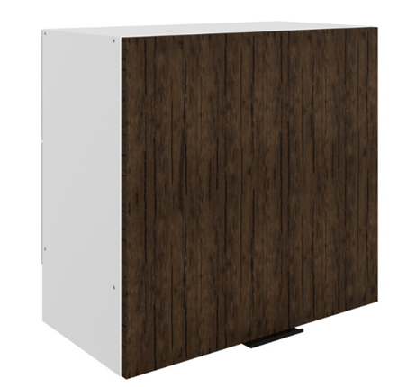 Кухонный шкаф Стоун L600 Н566 (1 дв. гл.) (белый/палисандр) в Миассе - изображение