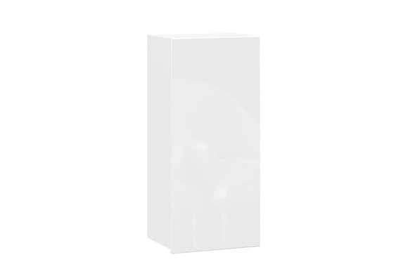 Кухонный высокий шкаф 450, Шервуд, ЛД 281.430.000.165, белый/белый глянец в Челябинске - изображение