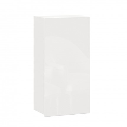 Кухонный шкаф высокий 500, Шервуд, ЛД 281.440.000.166, белый/белый глянец в Челябинске - изображение
