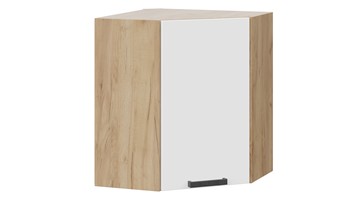 Кухонный шкаф Детройт исп. 2 1В6У (Дуб крафт золотой/Белый глянец) в Миассе