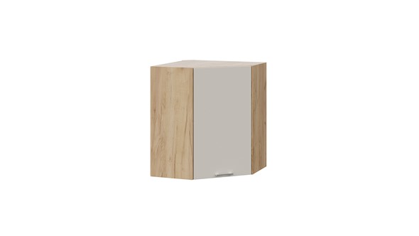 Кухонный навесной шкаф Габриэлла 1В6У (Дуб Крафт золотой/Крем) в Миассе - изображение