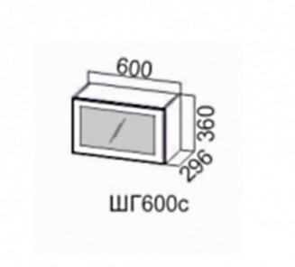 Шкаф навесной Модерн шг600с/360 в Челябинске