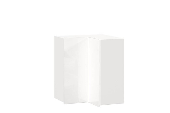 Шкаф кухонный угловой Шервуд, ЛД 281.500.000.169, белый/белый глянец в Челябинске - изображение