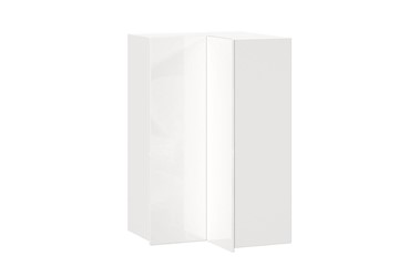 Шкаф кухонный угловой высокий Шервуд, ЛД 281.570.000.170, белый/белый глянец в Миассе