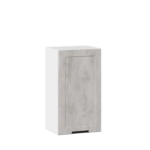Навесной кухонный шкаф 400 Джамис ЛД 296.320.000.017, Белый/Белый камень в Магнитогорске