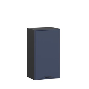Шкаф настенный 400 Индиго ЛД 298.320.000.143, Чёрный/Тёмно-синий в Магнитогорске