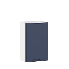 Кухонный навесной шкаф 450 Индиго ЛД 298.330.000.103, Белый/Тёмно-синий в Магнитогорске