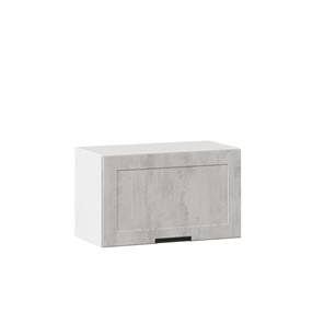 Кухонный шкаф 600 горизонтальный Джамис ЛД 296.710.000.035, Белый/Белый камень в Миассе