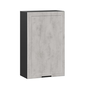 Кухонный шкаф 600 высокий Джамис ЛД 296.450.000.070, Чёрный/Белый камень в Магнитогорске