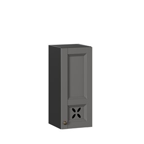 Настенный шкаф Амели-3 300 ЛД 299.310.000.022, Черный/Оникс серый в Миассе