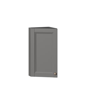 Кухонный навесной шкаф Амели-3 350 окончание ЛД 299.690.000.060, Черный/Оникс серый в Миассе