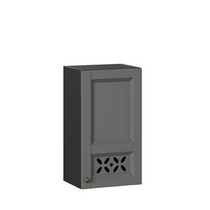Настенный шкаф Амели-3 400 ЛД 299.320.000.025, Черный/Оникс серый в Магнитогорске