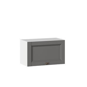 Шкаф настенный Амели-3 600 горизонтальный ЛД 299.710.000.061, Белый/Оникс серый в Копейске
