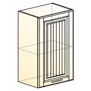 Кухонный навесной шкаф Бавария L450 H720 (1 дв. гл.) в Миассе