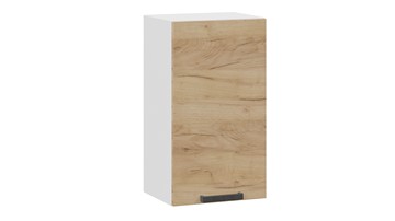 Навесной кухонный шкаф Детройт 1В4 (Белый/Дуб Крафт золотой) в Миассе