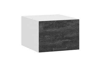 Кухонный навесной шкаф Детройт 1В5ГП (Белый/Угольный Камень) в Копейске