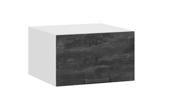 Настенный шкаф Детройт 1В6ГП (Белый/Угольный Камень) в Миассе