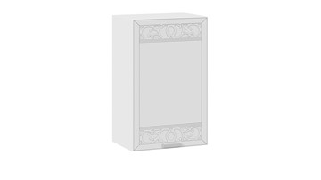 Навесной кухонный шкаф Долорес 1В45 (Белый/Сноу) в Миассе