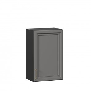 Навесной кухонный шкаф Джелатто 450 ЛД 241.330.000.145, Черный/Оникс серый в Миассе