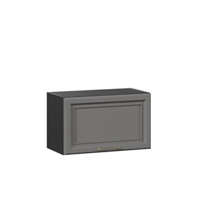 Кухонный навесной шкаф Джелатто 600 горизонтальный ЛД 241.710.000.161, Черный/Оникс серый в Копейске