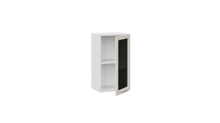 Настенный шкаф Габриэлла 1В4С (Белый/Крем) в Миассе - изображение 1