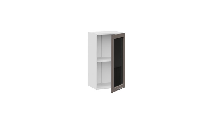 Кухонный навесной шкаф Габриэлла 1В4С (Белый/Муссон) в Миассе - изображение 1
