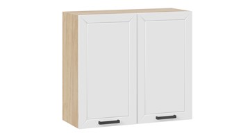 Кухонный шкаф Лорас 1В8 (Дуб крафт золотой/Холст белый) в Миассе