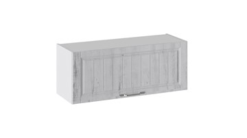 Навесной шкаф Прованс (Белый глянец/Санторини светлый) В_36-90_1ДО в Златоусте