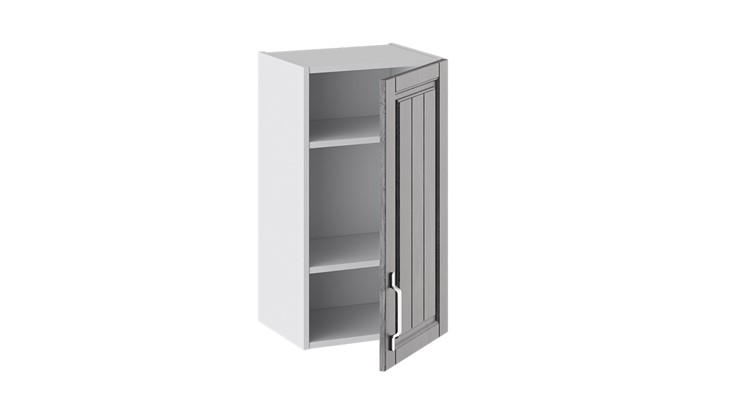 Шкаф на кухню Прованс (Белый глянец/Санторини темный) В_72-40_1ДР в Миассе - изображение 1