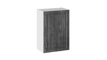 Навесной кухонный шкаф Прованс (Белый глянец/Санторини темный) В_72-50_1ДР в Миассе