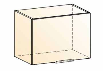 Шкаф кухонный Стоун L500 Н360 (1 дв. гл.) (белый/джелато софттач) в Челябинске - предосмотр 1