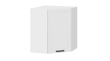 Навесной угловой шкаф Лорас 1В6У (Белый/Холст белый) в Миассе