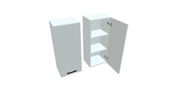 Кухонный шкаф В9 40, Белое гладкое Ламарти/Белый в Копейске