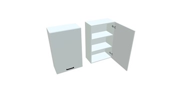 Кухонный шкаф В9 60, Белое гладкое Ламарти/Белый в Копейске