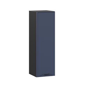 Шкаф настенный высокий 300 Индиго ЛД 298.410.000.150, Чёрный/Тёмно-синий в Магнитогорске