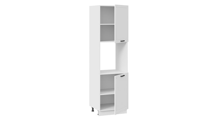 Кухонный шкаф-пенал Лорас 1П6 (Белый/Холст белый) в Миассе - изображение 1