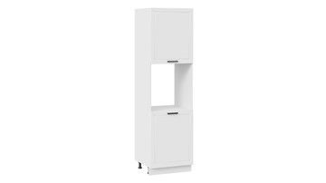 Кухонный шкаф-пенал Лорас 1П6 (Белый/Холст белый) в Миассе
