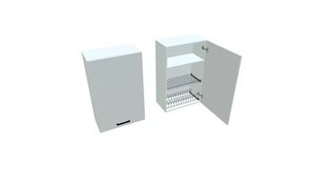 Кухонный шкаф ВС9 60, Белое гладкое Ламарти/Белый в Миассе