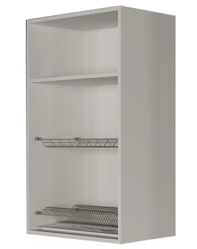 Кухонный шкаф ВС9 60, МДФ Ель умбра/Белый в Челябинске - изображение 1