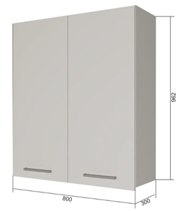 Сушильный шкаф на кухню ВС9 80, МДФ Софт бирюза/Антрацит в Златоусте