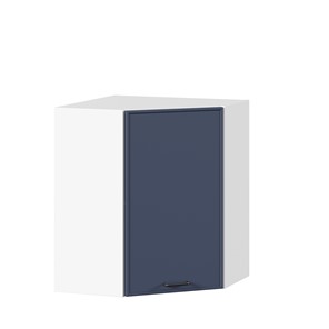 Угловой кухонный шкаф Индиго ЛД 298.610.000.116, Белый/Тёмно-синий в Челябинске