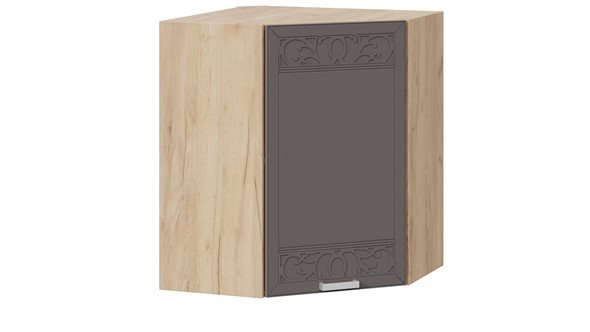 Угловой кухонный шкаф Долорес 1В6У (Дуб крафт золотой/Муссон) в Миассе - изображение