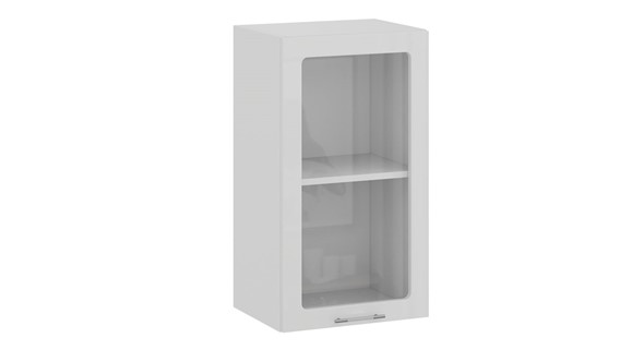 Кухонный шкаф Весна 1В4С (Белый/Белый глянец) в Миассе - изображение