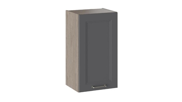 Кухонный навесной шкаф Одри В_72-40_1ДР (Серый) в Миассе - изображение