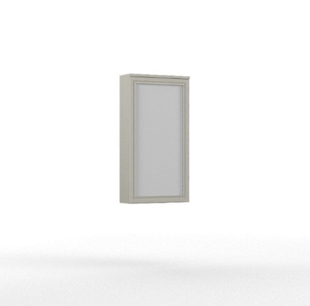 Шкаф навесной фасад зеркало, Bella (Б-ШН зр) в Миассе - изображение